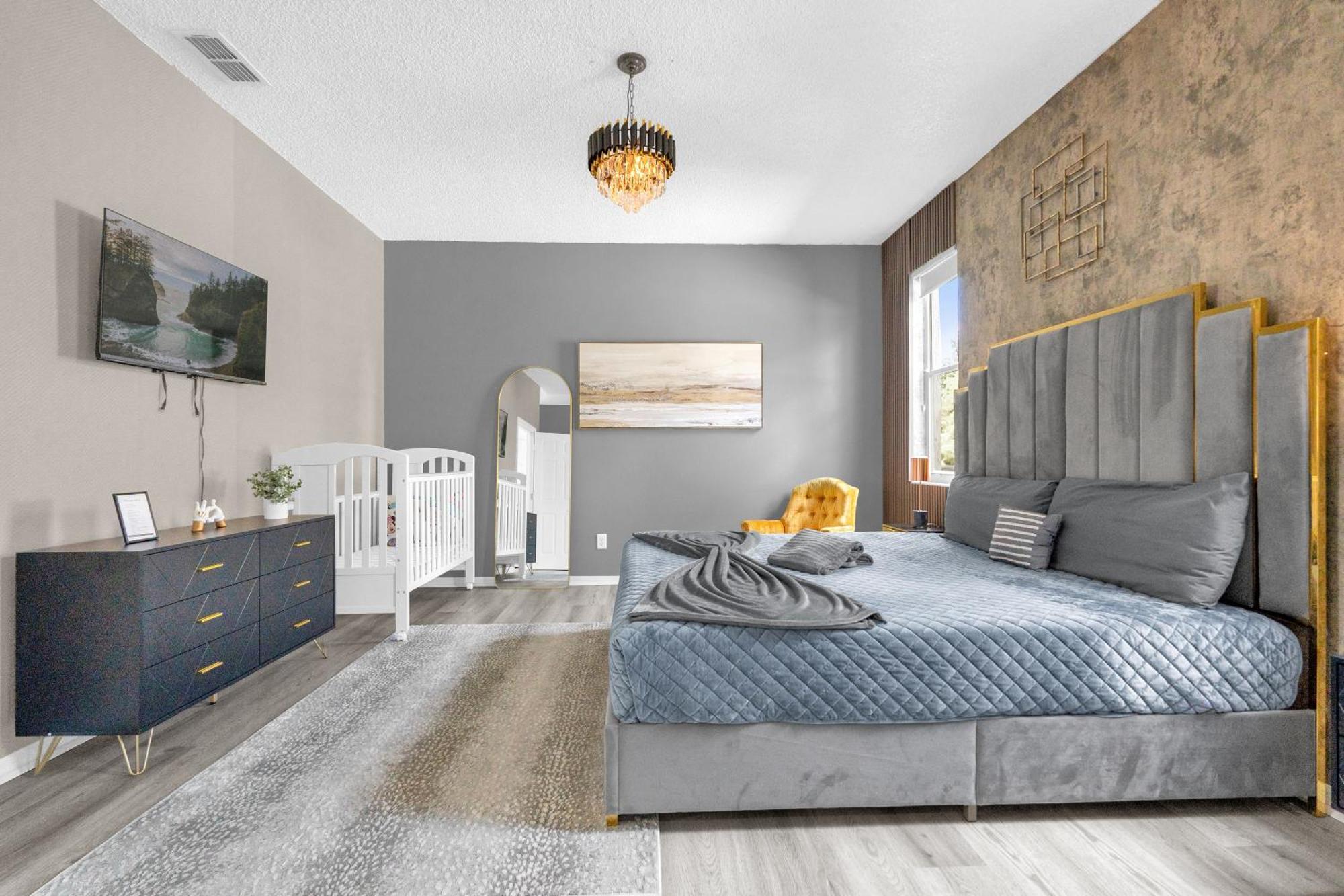 Beautiful 5Br 4 Baths Themed Home Near Disney And Universal, Private Pool, Gameroom, Baby Crib And More Kissimmee Eksteriør bilde